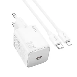 hoco-ladowarka-sieciowa-typ-c-kabel-typ-c-do-lightning-qc-pd-20w-n40-bial