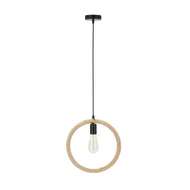 kolo-lampa-wiszaca-czarny-bezowy-1x40w-e27