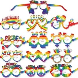 dekoracje-lgbt-papierowe-okulary-26szt