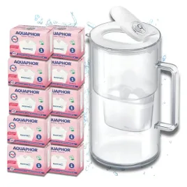 dzbanek-filtrujacy-wode-szklany-aquaphor-glass-bialy-10-filtrow-maxfor-mg