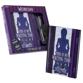 zestaw-artykulow-wednesday-dlugopis-zeszyt-a5-prezent-dla-dziewczynki