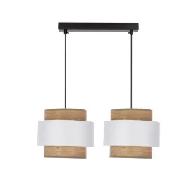 forni-lampa-wiszaca-czarny-2x40w-e27-abazur-bialy-orzechowy