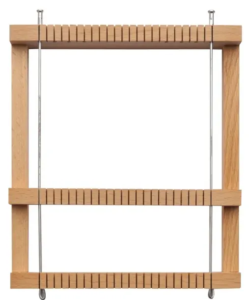 DIY Edukacyjne Drewniane Krosno, Warsztat tkacki 22x19x3 cm 5+