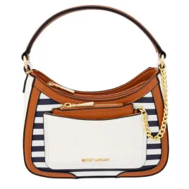 torebka-damska-emily-loran-w-paski-bialo-granatowe-z-brazowymi-elementami
