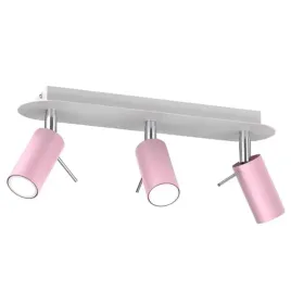 milagro-lampa-sufitowa-preston-pink-white-gu10