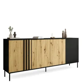 komoda-do-salonu-220-cm-rustica-czterodrzwiowa