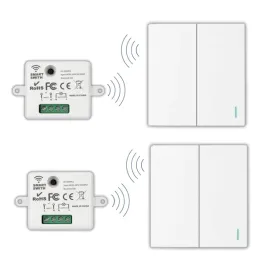 zestaw-2x-bezprzewodowy-wlacznik-swiatla-podwojny-2-odbiornik-rf-433mhz