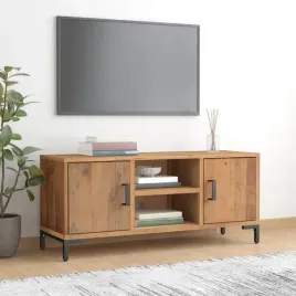 vidaxl-szafka-pod-telewizor-brazowa-110x35x48-cm-drewno-sosnowe