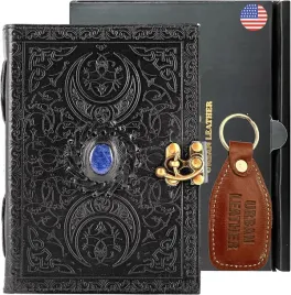 notatnik-dziennik-vintage-z-zamkiem-18-x-13cm-czarny-klejnot-w-srodku