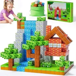 magnetyczny-klocki-minecraft-zestaw-wielka-blokow-gra-zielona-pilka-100el