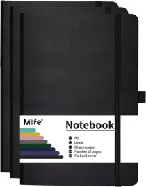 3x-notatnik-a6-192-stron-80-g-m-dziennik-w-linie-twarda-okladka-czarny