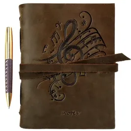 notes-dziennik-skorzany-postarzany-vintage-miekki-20-x-15cm-z-motywem-nuty