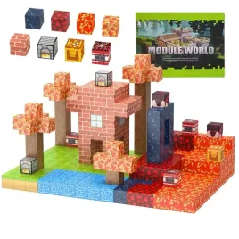zestaw-magnetyczny-klocki-minecraft-wioska-baza-100el-3d-budynki-montessori