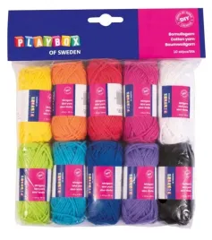 diy-przedza-bawelna-mini-wloczka-10-kolorow-1motek-10-g-30-m