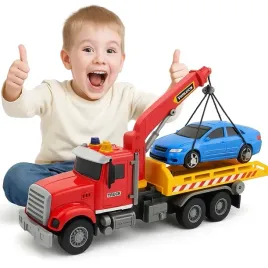 ciezarowka-laweta-z-dzwigiem-na-auto-swiatla-dzwieki-naped-czerwona