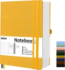 notatnik-b5-360-stron-100-g-m-dziennik-w-linie-twarda-okladka-zolty