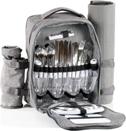 plecak-piknikowy-32-czesciowy-zestaw-dla-4-osob-naczynia-sztucce-koc-szary