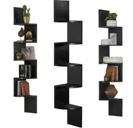 polka-narozna-szafka-scienna-z-5-polkami-czarna-drewno-1275cm-x-20cm