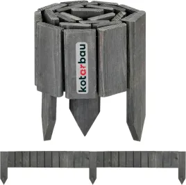 ogrodzenie-drewniane-obrzeze-trawnika-110-x-10cm-antracyt-palisada