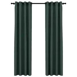 vidaxl-zaslony-stylizowane-na-lniane-2-szt-zielone-140x225-cm