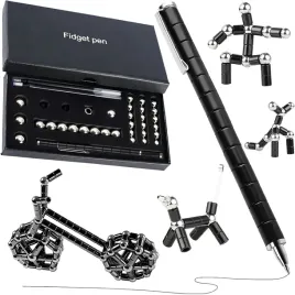 dlugopis-magnetyczny-2w1-zabawny-gadzet-dlugopis-czarny-metalowy-magnes