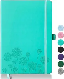 notatnik-dla-kobiet-a5-200-stron-80-g-m-skorzany-w-linie-twardy-turkusowy