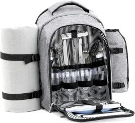 plecak-piknikowy-32-czesciowy-zestaw-dla-4-osob-naczynia-sztucce-koc-szary