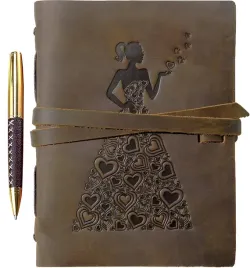 notes-dziennik-skorzany-postarzany-vintage-20-x-15cm-z-motywem-panny-mlodej