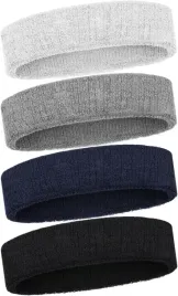 4x-opaski-sportowe-na-glowe-elastyczne-bawelniane-22cm-do-32cm-4-kolory