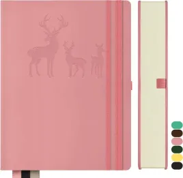 notatnik-a5-360-stron-100-g-m-dziennik-w-linie-twarda-okladka-rozowy