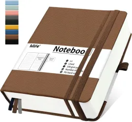 notatnik-a4-360-stron-100-g-m-dziennik-w-linie-twarda-okladka-brazowy