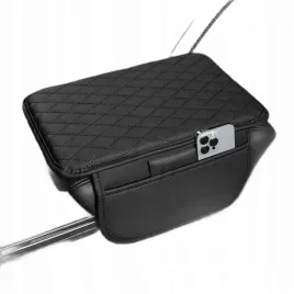 pokrowiec-na-podlokietnik-samochodowy-z-kieszeniami-bezowa-skora-skorzany