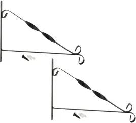 haki-scienne-stalowe-czarne-do-doniczek-roslin-ozdob-ogrodowych-2-sztuki
