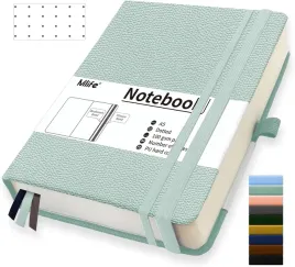 notatnik-a5-360-stron-100-g-m-dziennik-w-kratke-twarda-okladka-zielony