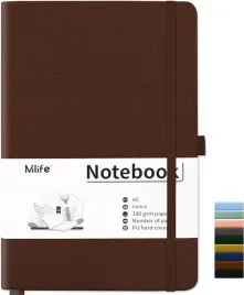 notatnik-a5-200-stron-100-g-m-dziennik-w-kropki-twarda-okladka-brazowy