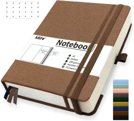 notatnik-a5-360-stron-100-g-m-dziennik-w-linie-twarda-okladka-brazowy
