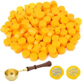 100x-koraliki-woskowe-zolte-zestaw-koralikow-do-odlewania-lyzeczka