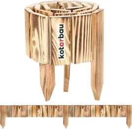 ogrodzenie-drewniane-obrzeze-trawnika-110-x-10cm-jasne-drewno-palisada
