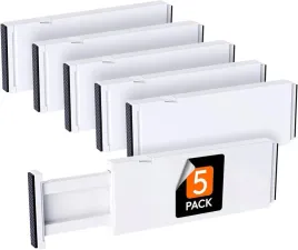 przegrodki-do-szuflad-organizery-regulowane-plastikowe-latwy-montaz-5-sztuk