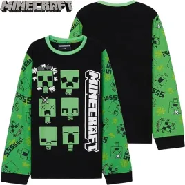 pizama-dla-dziecka-chlopca-dziewczynki-minecraft-creeper-9-10-lat-na-noc