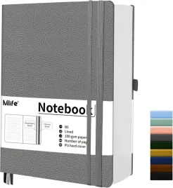 notatnik-b5-360-stron-100-g-m-dziennik-w-linie-twarda-okladka-szary