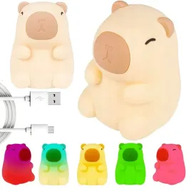 lampka-nocna-led-dla-dzieci-rgb-kapibara-silikonowa-miekka-dotykowa-prezent