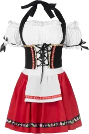 kostium-oktoberfest-bawarka-czerwona-sukienka-bawarska-halloween-xl