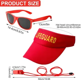 akcesoria-ratownika-plazowego-kapelusz-okulary-gwizdek-halloween-baywatch