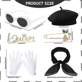 zestaw-kostium-francuski-lata-50-czarno-bialy-beret-retro-kobieta-halloween