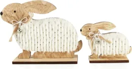 zajaczki-wielkanocne-drewniane-2-szt-bialy-brazowy-19cm-12cm