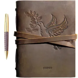 notes-dziennik-skorzany-postarzany-vintage-miekki-20-x-15cm-z-motywem-ptaka