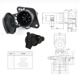 gniazdo-ebs-24v-skrecane-7pin-plastikowe-stan-nowy