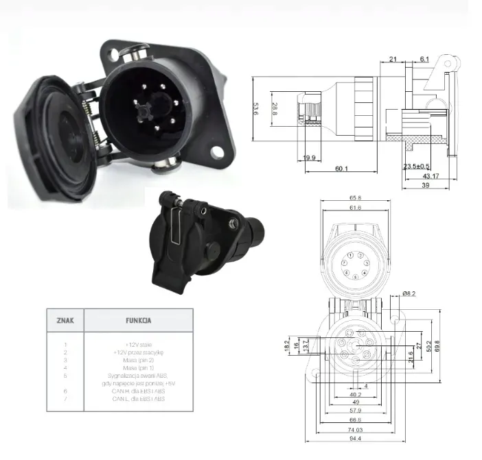 gniazdo-ebs-24v-skrecane-7pin-plastikowe