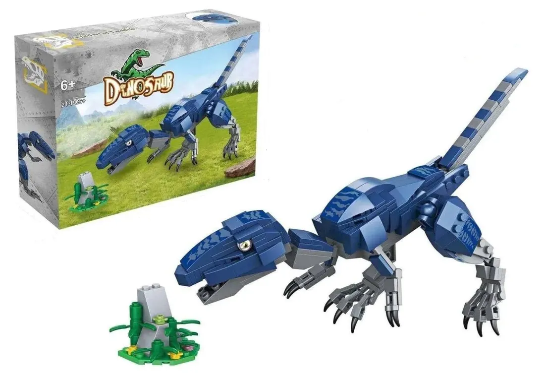 klocki-dinozaur-niebieski-raptor-243-elementy